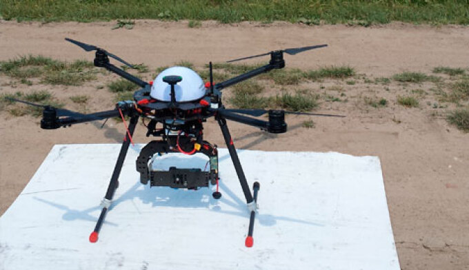 2) Feldversuch von oben (Foto: C.Kling)