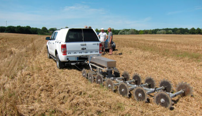 4) Geophilus-Messsystem (Foto: A.Nagel)